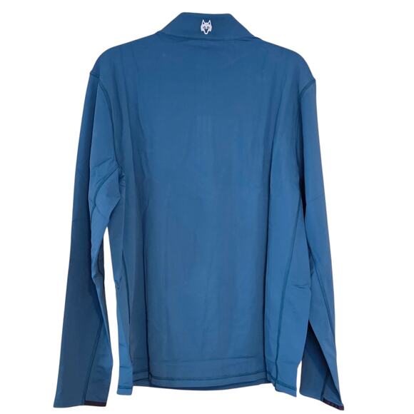 Greyson Golf Tate Quarter-zip Mockneck Shirt NWT Sea Turtle Teal Performance L - Picture 6 of 12